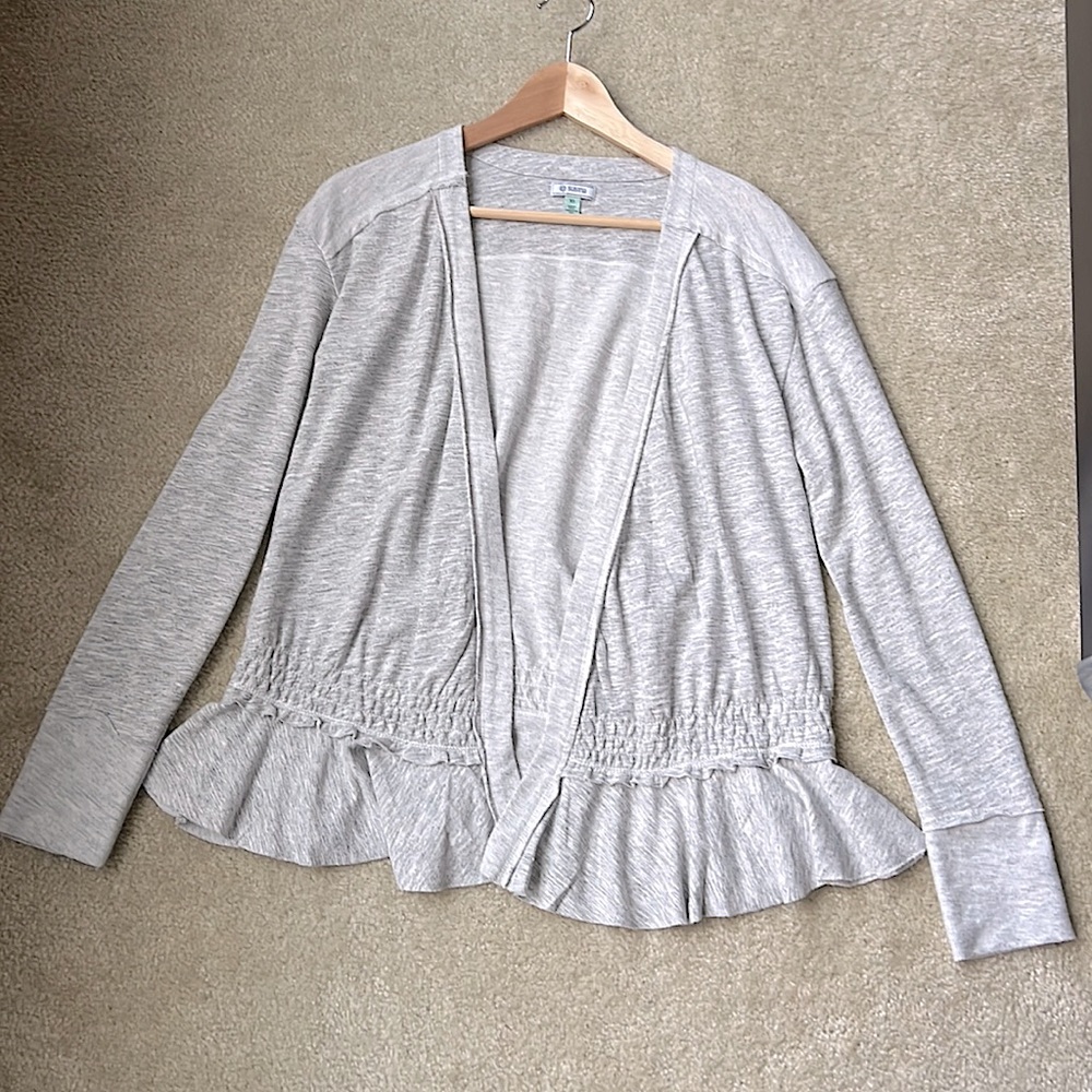 Susina Heather Grey XS Cardigan